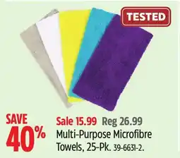 Canadian Tire Simoniz Multi-Purpose Microfibre Towels offer
