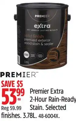 Canadian Tire Premier Extra 2-Hour Rain-Ready Stain offer