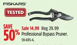 Canadian Tire FISKARS Professional Bypass Pruner offer