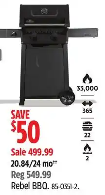 Canadian Tire NAPOLEON Rebel BBQ offer