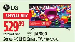 Canadian Tire LG Series 4K UHD Smart TV offer