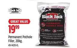 Canadian Tire Black Jack Permanent Pothole Filler offer