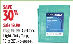 Canadian Tire Certified Light-Duty Tarp, 15´ x 20´ offer