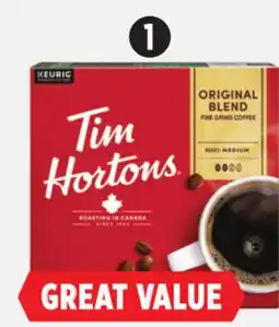 Canadian Tire Tim Hortons Coffee K-Cup Pods offer