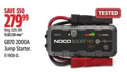 Canadian Tire GB70 2000A Jump Starter offer