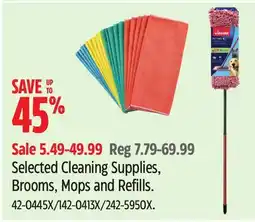 Canadian Tire Swiffer Selected Cleaning Supplies, Brooms, Mops and Refills offer