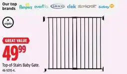 Canadian Tire Top-of-Stairs Baby Gate offer