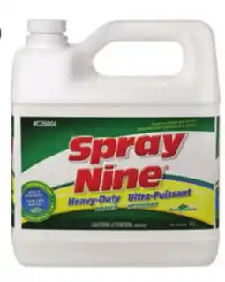 Canadian Tire Spray Nine Heavy-Duty Cleaner/Degreaser, 4L offer