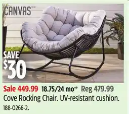 Canadian Tire Canvas Cove Rocking Chair offer
