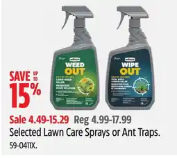 Canadian Tire Wilson Selected Lawn Care Sprays or Ant Traps offer