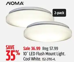 Canadian Tire NOMA 10˝ LED Flush Mount Light offer