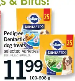Fortinos PEDIGREE DENTASTIX DOG TREATS offer
