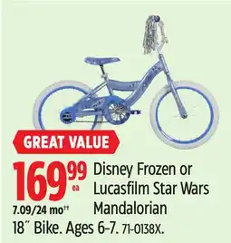 Canadian Tire Disney Frozen or Lucasfilm Star Wars Mandalorian offer