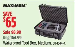 Canadian Tire MAXIMUM Waterproof Tool Box offer