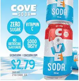 Fortinos COVE SODA offer