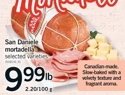 Fortinos SAN DANIELE MORTADELLA offer