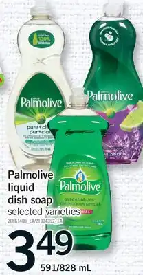 Fortinos PALMOLIVE LIQUID DISH SOAP, 591/828 ML offer
