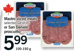 Fortinos MASTRO SLICED MEATS OR SAN DANIELE PROSCUITTO offer