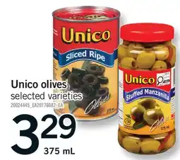 Fortinos UNICO OLIVES offer