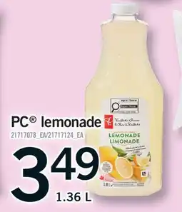Fortinos PC LEMONADE offer