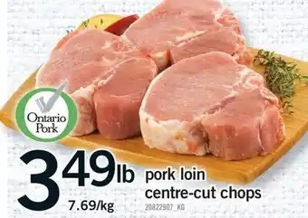 Fortinos PORK LOIN CENTRE-CUT CHOPS offer