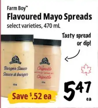 Farm Boy Farm Boy Flavoured Mayo Spreads offer