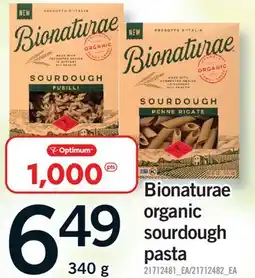 Fortinos BIONATURAE ORGANIC SOURDOUGH PASTA offer