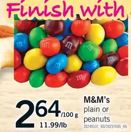 Fortinos M&M's offer