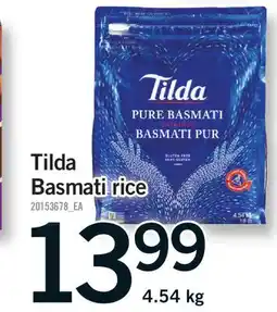 Fortinos TILDA BASMATI RICE offer