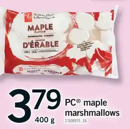 Fortinos PC MAPLE MARSHMALLOWS offer
