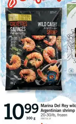 Fortinos MARINA DEL REY WILD ARGENTINIAN SHRIMP, 20-30/LB offer
