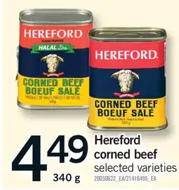 Fortinos HEREFORD CORNED BEEF offer