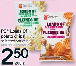 Fortinos PC LOADS OF POTATO CHIPS offer