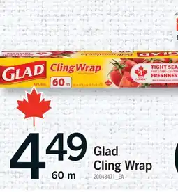 Fortinos GLAD CLING WRAP, 60 M offer