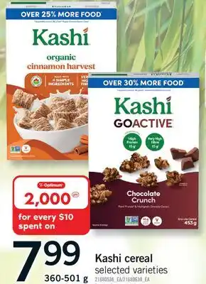 Fortinos KASHI CEREAL offer