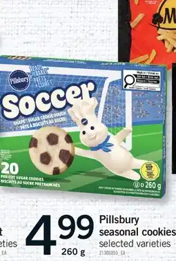 Fortinos PILLSBURY SEASONAL COOKIES offer