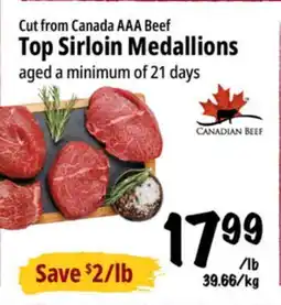 Farm Boy Top Sirloin Medallions offer