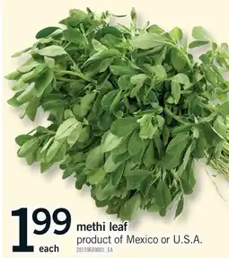 Fortinos METHI LEAF offer