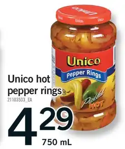 Fortinos UNICO HOT PEPPER RINGS offer