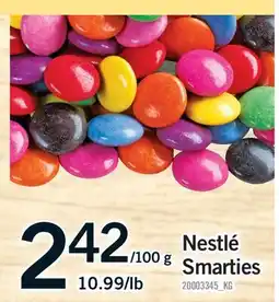 Fortinos NESTLÉ SMARTIES offer