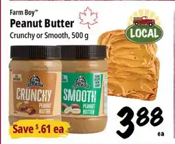Farm Boy Farm Boy Peanut Butter Crunchy or Smooth offer