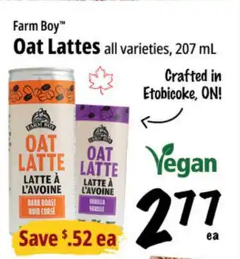 Farm Boy Farm Boy Oat Lattes offer