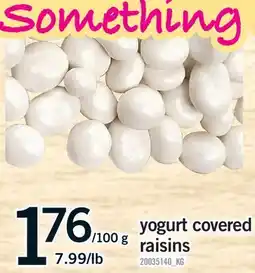 Fortinos YOGURT COVERED RAISINS offer