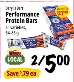 Farm Boy Daryl's Bars Performance Protein Bars offer