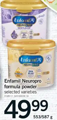 Fortinos ENFAMIL NEUROPRO FORMULA POWDER, 553/587 g offer