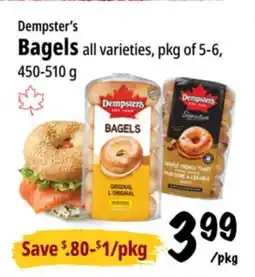 Farm Boy Dempster's Bagels offer