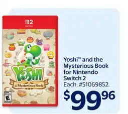 Walmart Yoshi and the Mysterious Book for Nintendo Switch 2 offer