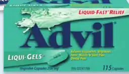 Walmart Advil Liqui-Gels offer