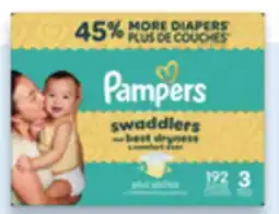Walmart Pampers Swaddlers ultra value pack diaper offer