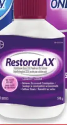 Walmart RestoraLAx powder 30 doses offer